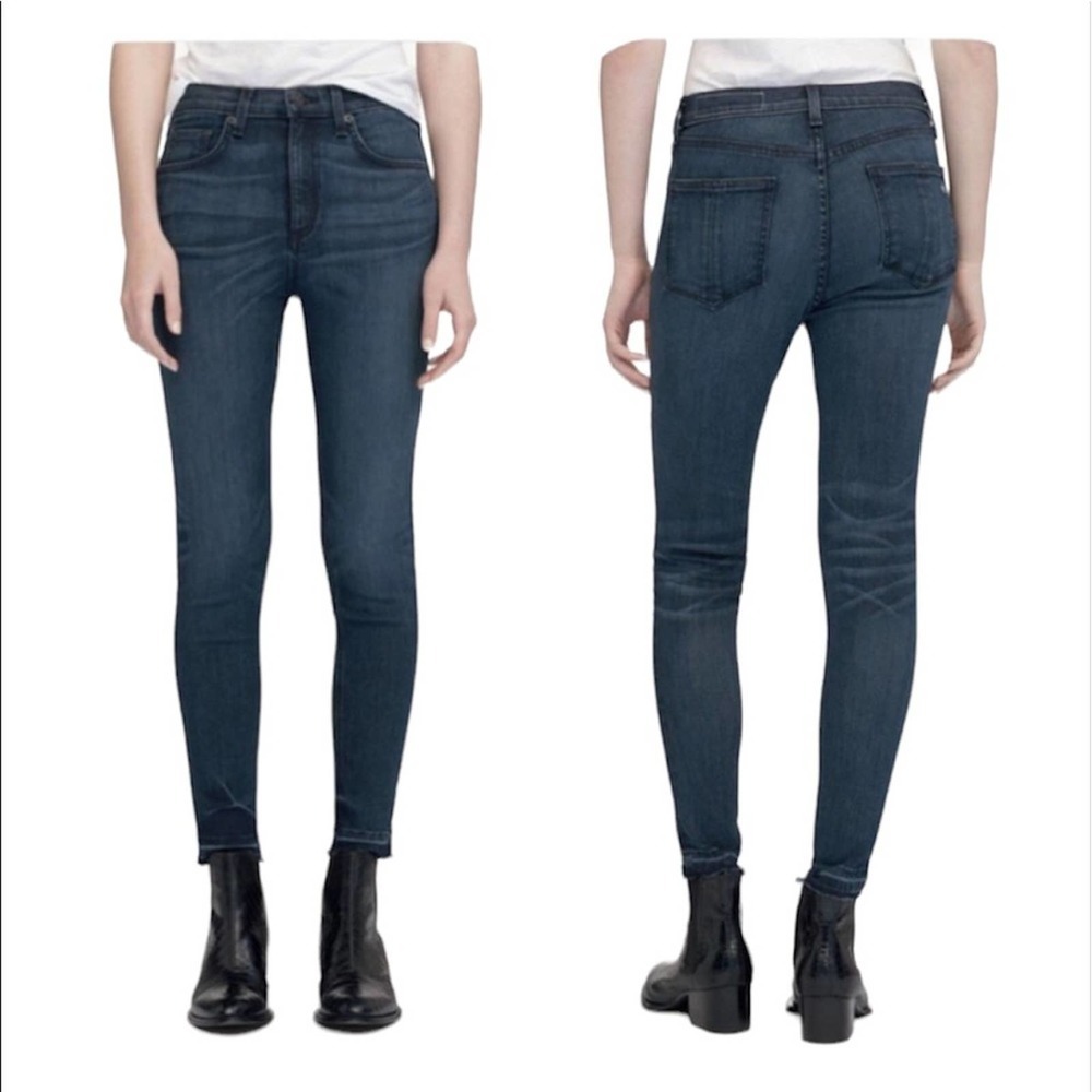 Rag&Bone High Rise Ankle Skinny Jeans